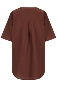 Sassari Beach Tunic - Chocolate