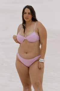 Canary Bottom - Berry Shake Waffle Knit