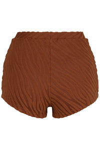 Katakolon Short - Mocha Stripe Terry