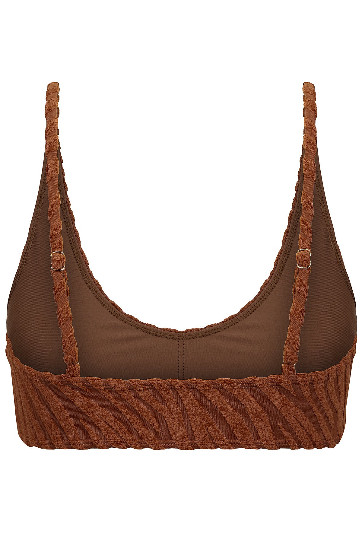 Katakolon Top - Mocha Stripe Terry