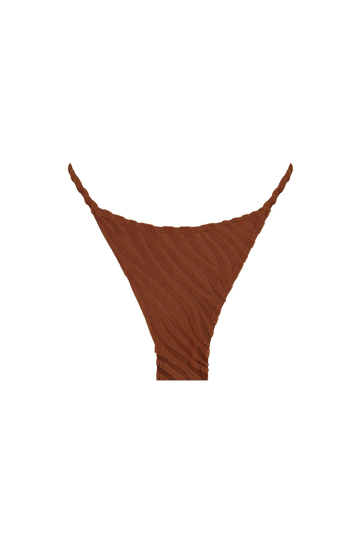 Lyon Bottom - Mocha Stripe Terry