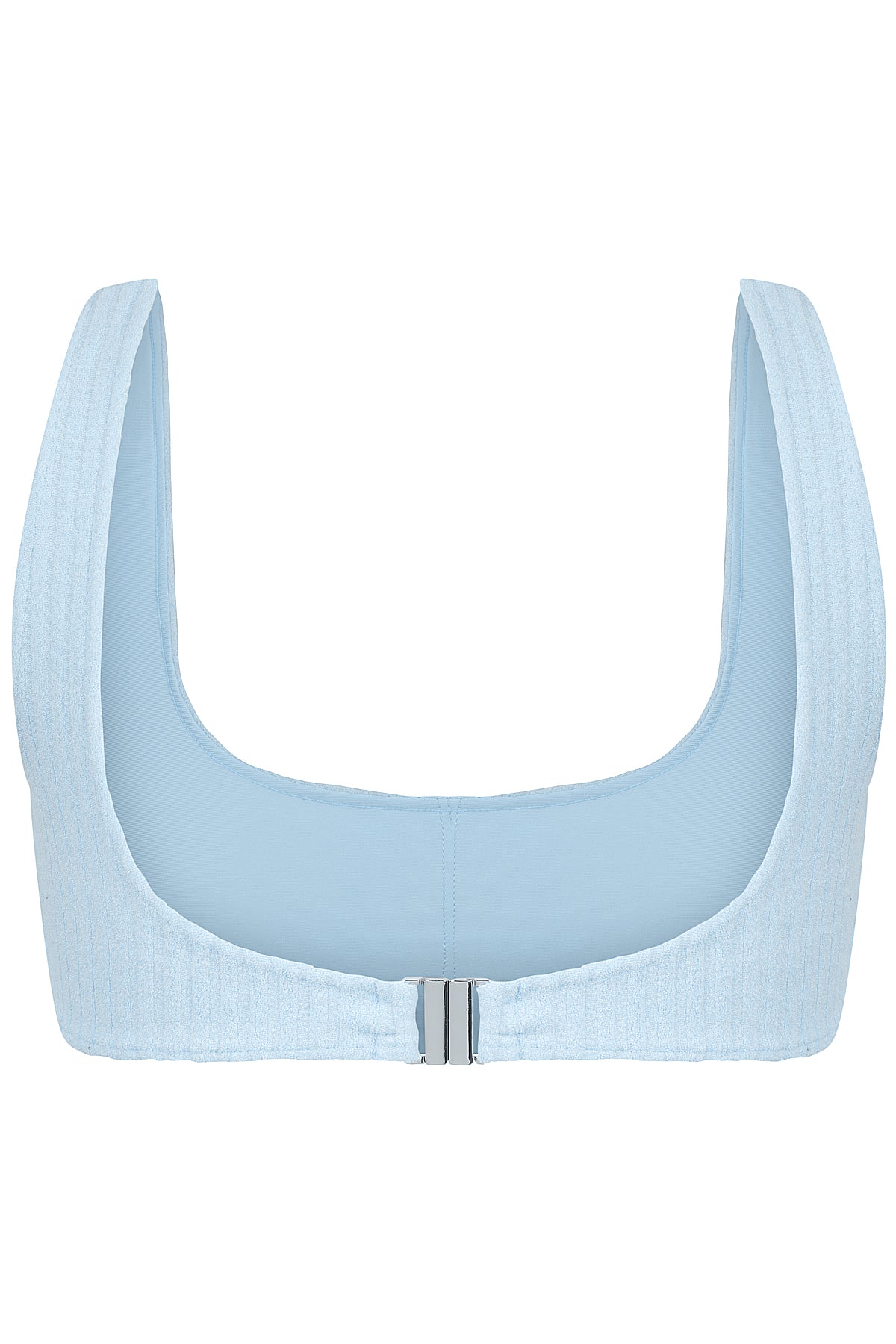 Pukaki Top - Baby Blue Ribbed Terry