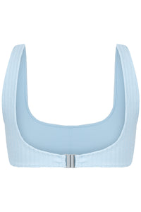 Pukaki Top - Baby Blue Ribbed Terry