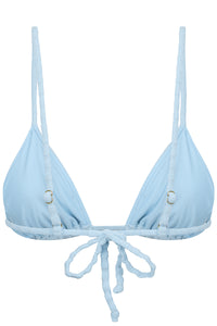 Lucerne Top - Baby Blue Ribbed Terry