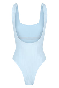 Aoraki One Piece - Baby Blue Ribbed Terry