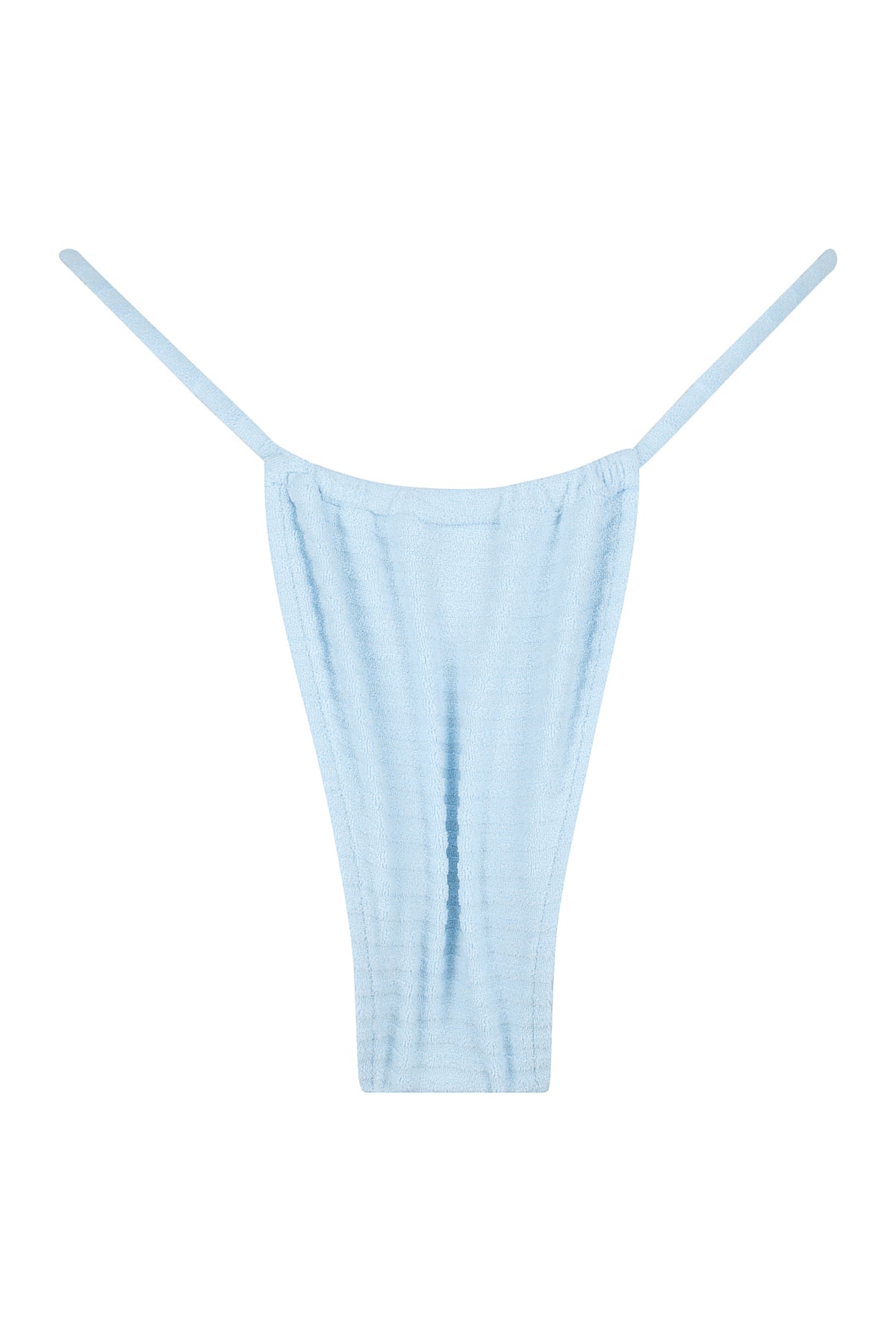 Lucerne Bottom - Baby Blue Ribbed Terry